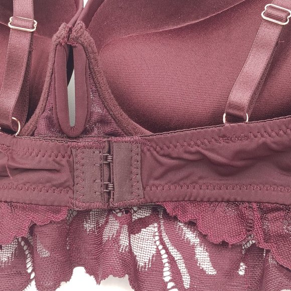 MARILIN MONROE 34B/SMALL PUSH UP BRA AND TANGA SET - Picture 8 of 15